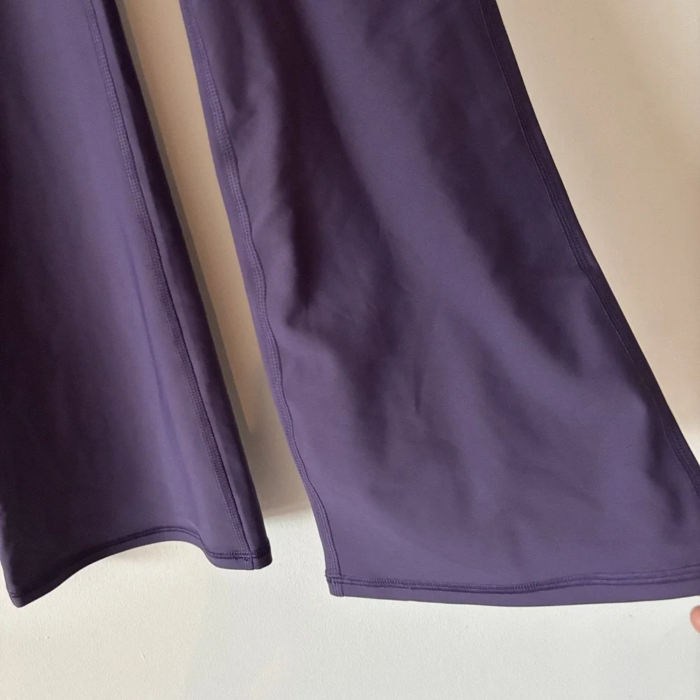 Old Navy Active Powersoft Flare Leggings Girls Large (10-12) Purple Sporty NWT